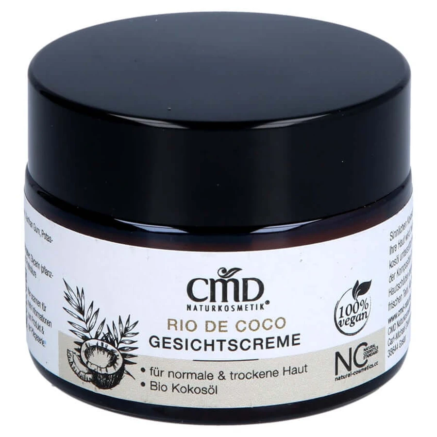 Crema facial de aceite de coco rio de coco CMD 50 ml