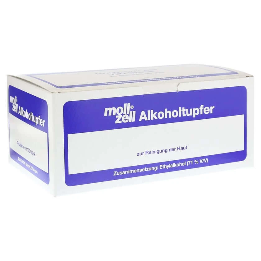 Moll-zell Alkoholtupfer 100 St