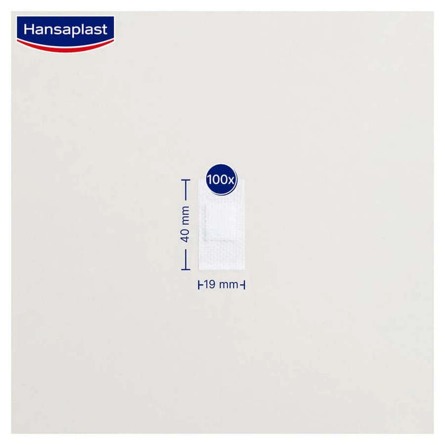 Hansaplast Gesso per iniezione sensibile, 4 x 1,9 cm, 100 pz.
