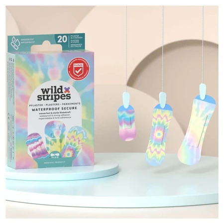 Plaster wodoodporny Wild Stripes - Rainbow Edition 20 szt.: ceny i cechy