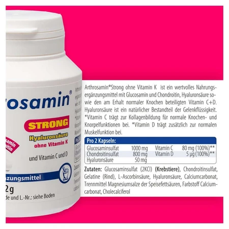 Arthrosamine Strong sin vitamina K cápsula 90 St