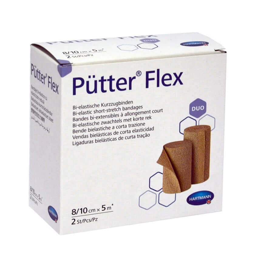 Pütter Flex Duo Binde 8/10 cmx5 m 2 St
