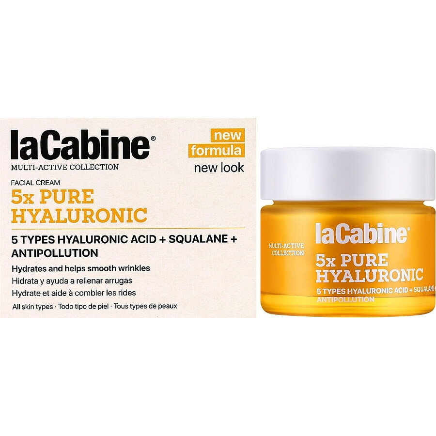 La Cabine 5x Pure Hyaluronic Creme, 50ml