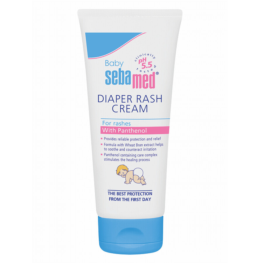 Dermatologische Creme gegen Windelausschlag, 100 ml, Sebamed Baby