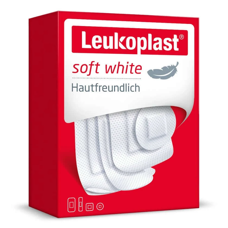 Leukoplast® alb moale 30 buc