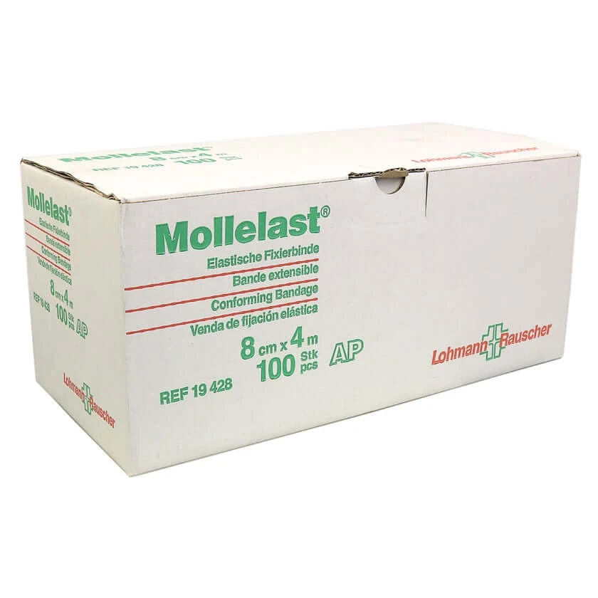 Mollelast Binden 8 cmx4 m weiß lose 100 St