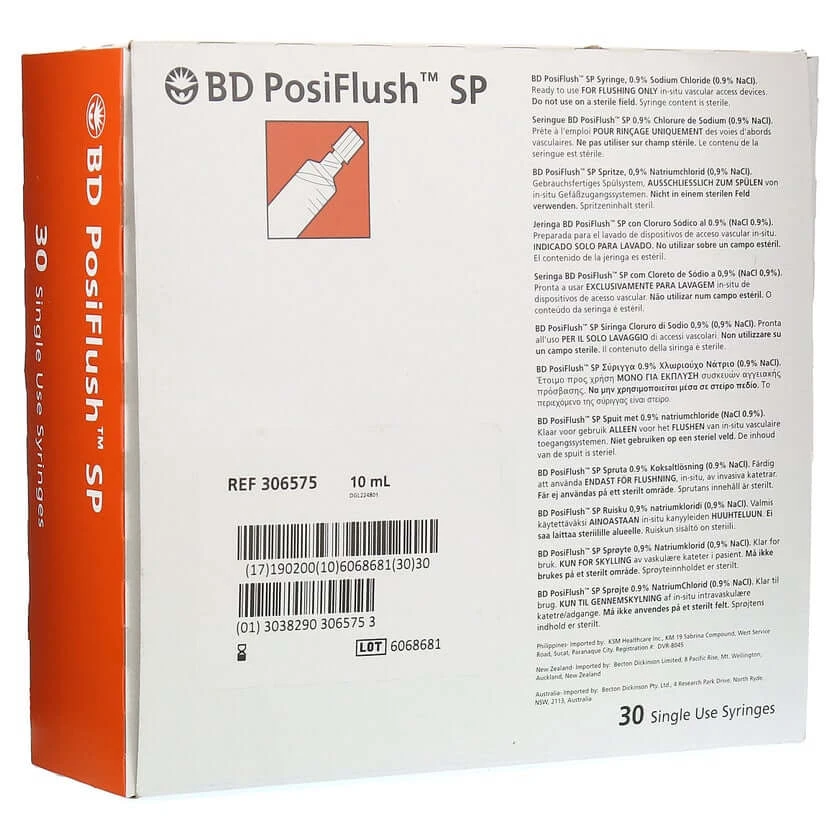 BD Posiflush SP Spülsystem Fertigspritze 30X10 ml