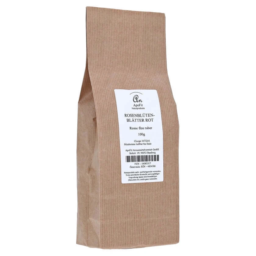 Rosenblütenblätter rot 100 g