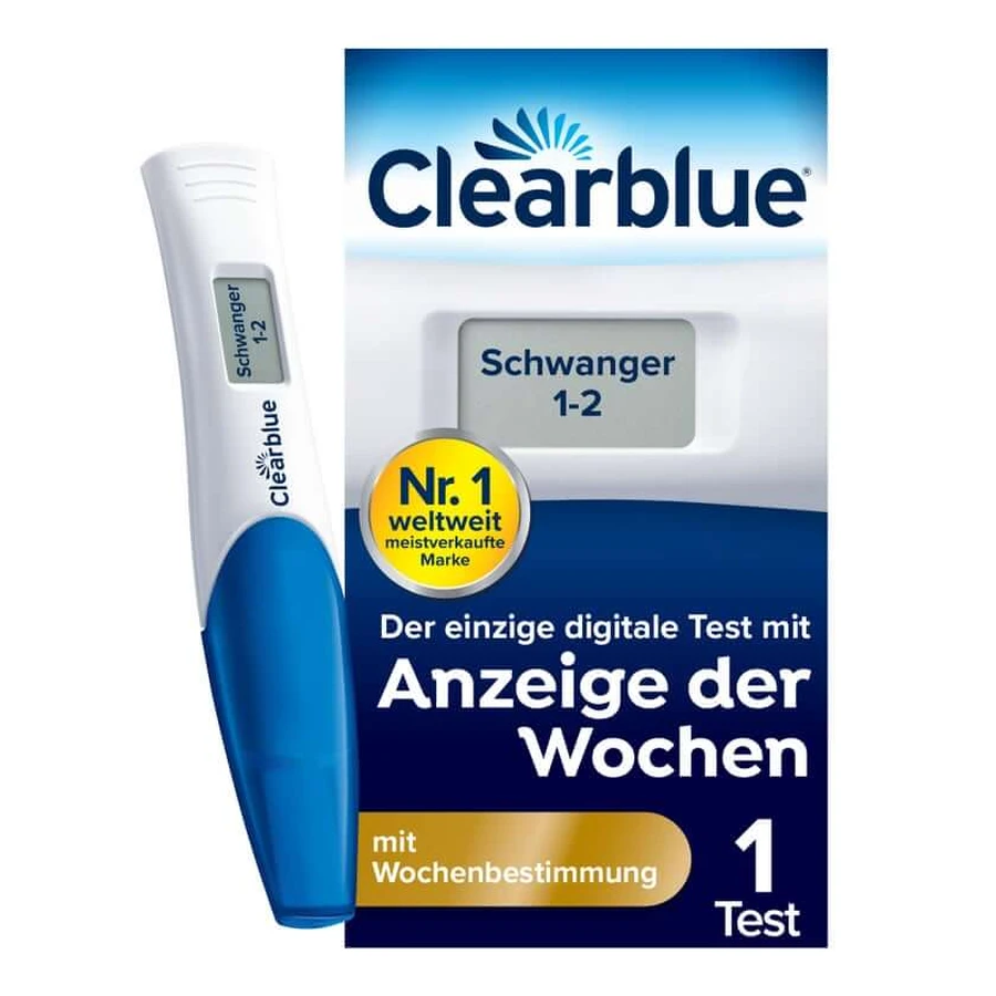 Clearblue Test de sarcină digital cu cuvinte și determinare săptămânală 1 buc
