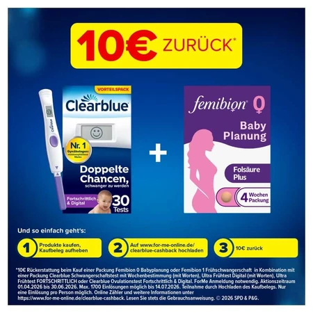 Clearblue Test de sarcină digital cu cuvinte și determinare săptămânală 1 buc