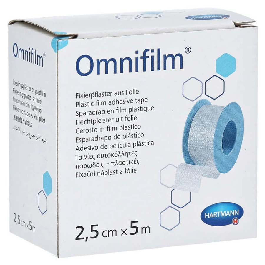 Omnifilm 2,5 cm x 5 m 1 stuk