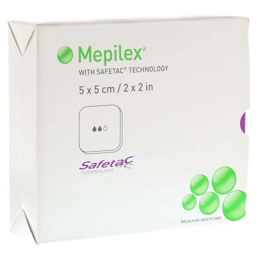 Mepilex 5x5 cm Schaumverband 5 St