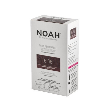 Natürliche Haarfarbe, Dunkles Rötliches Blond (6.66) x 140ml, Noah