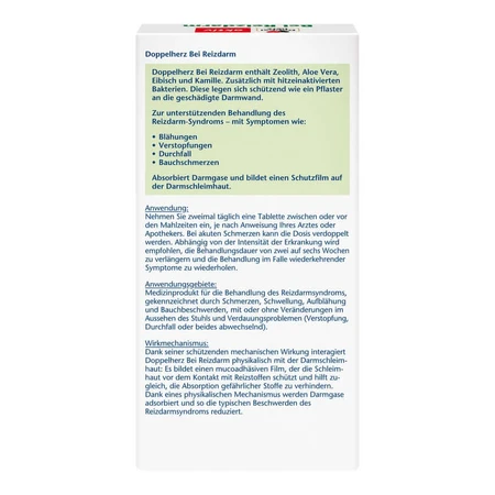 Doble Corazón para el Síndrome del Intestino Irritable Comprimidos 30 St