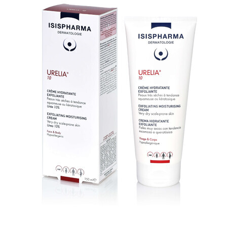 IsisPharma Urelia 10 Crema emolienta pentru piele foarte uscata, 150 ml