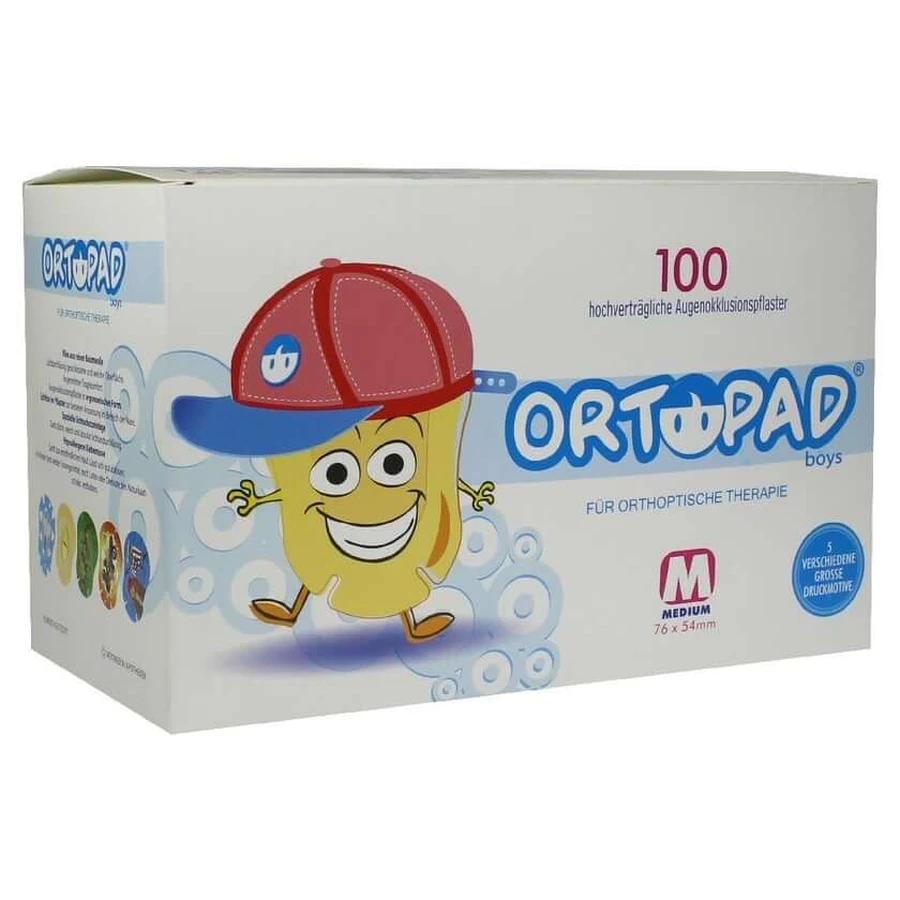 Ortopad for boys medium Augenokklusionsp 100 St