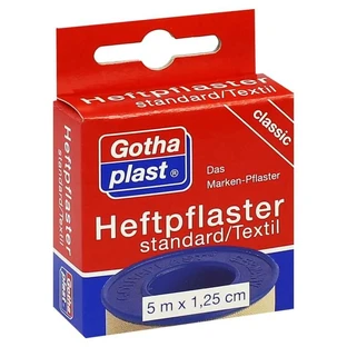Gothaplast plâtre adhésif standard 5mx1,25cm 1 pc