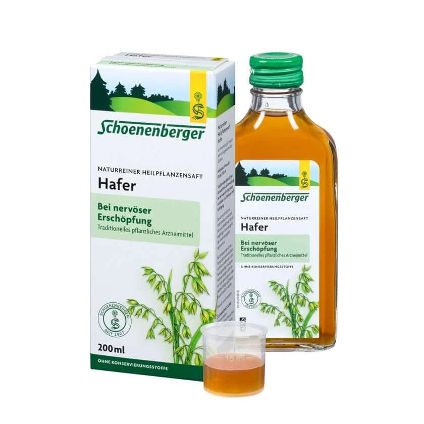 Schoenenberger Naturreiner Heilpflanzensaft Hafer 200 ml