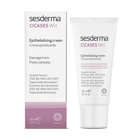 Crema epitelizanta Cicases WH, 30 ml, Sesderma