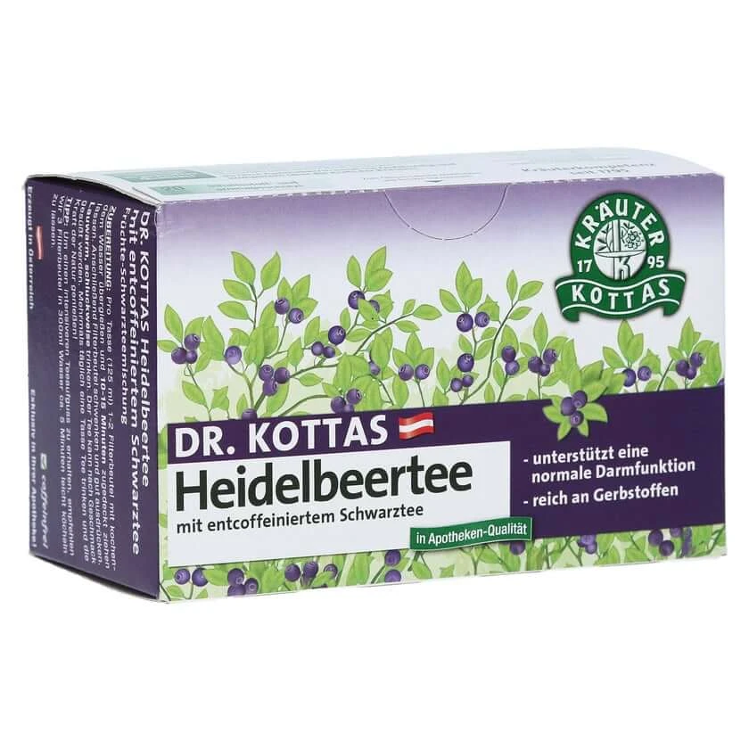 Dr.kottas Heidelbeertee Filterbeutel 20 St