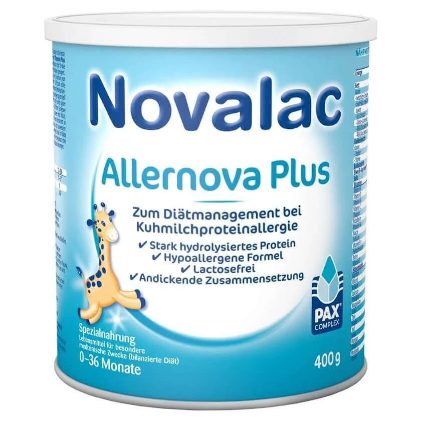 Novalac Allernova Plus Spezialnahrung 0-36 Monate 400 g