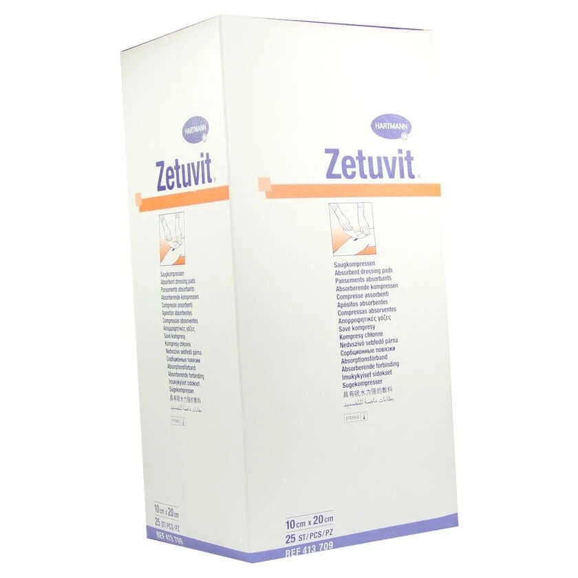 Zetuvit steril 10 x 20 cm 25 St
