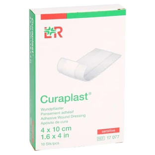 Curaplast Plaster na rany wrażliwe 4x10cm 10 szt.