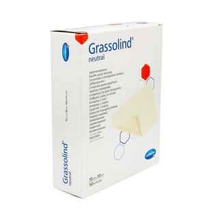 Comprese de unguent Grassolind 10x10 cm ste 50 buc