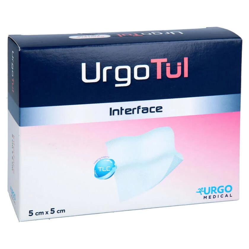 UrgotÜl 5x5 Cm Wundgaze 40 St