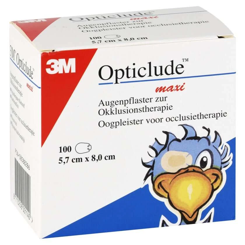 Opticlude 3M maxi 5,7x8 cm 1539/100 100 St