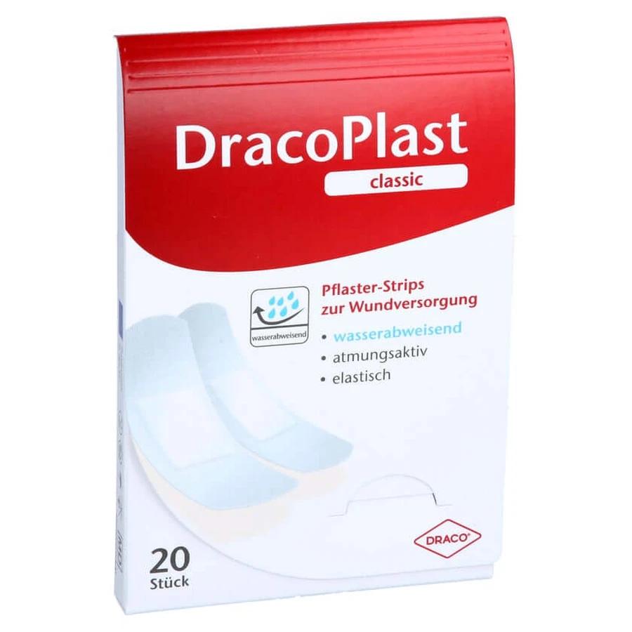 Dracoplast Classic Strisce di gesso bianco 20 pz.