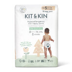 Scutece Hipoalergenice Eco Kit&Kin Pull Up Junior, Marimea 5, 12-17 kg, 120 buc