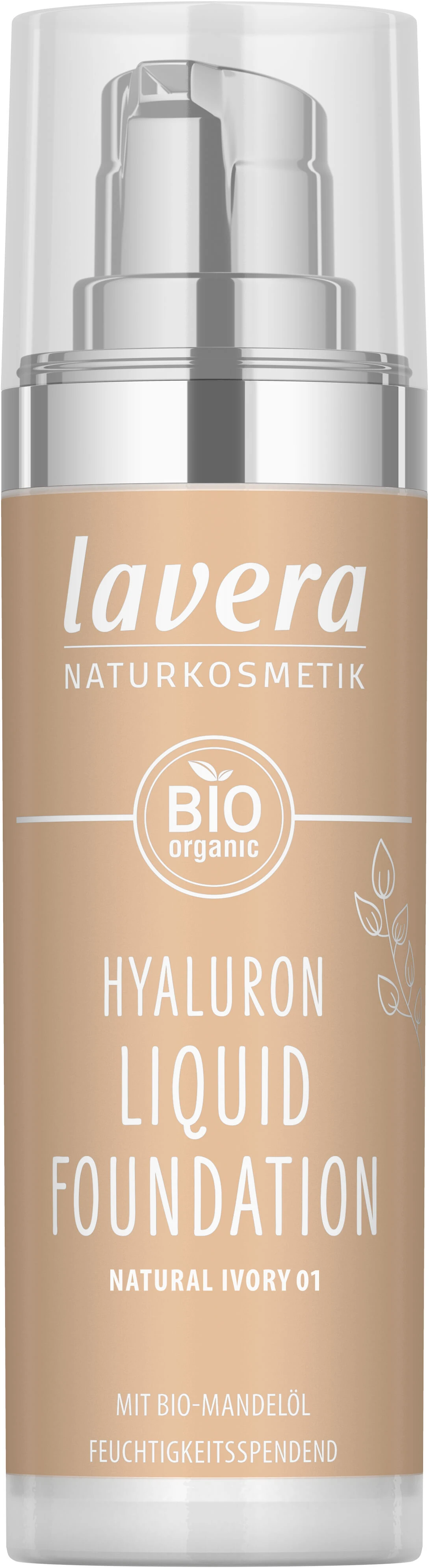 Lavera Hyaluron Liquid Foundation 01 nat 30 ml
