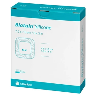 Biatain Silicone foam dressing 7.5x7.5 c 10 pcs.