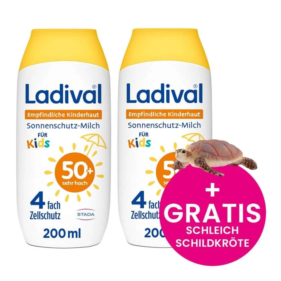 Ladival empf. Piele pentru copii 50+ pachet dublu 2X200 ml