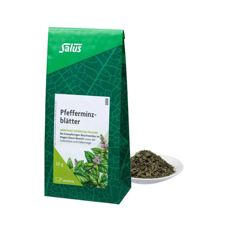 Herbata lecznicza z liści mięty pieprzowej organiczna Salus 50 g: ceny i cechy