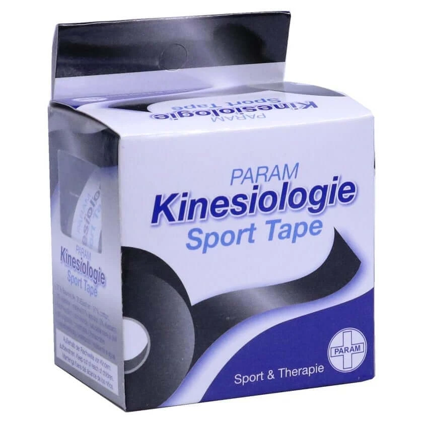 Kinesiologie Sport Tape 5 cmx5 m schwarz 1 St