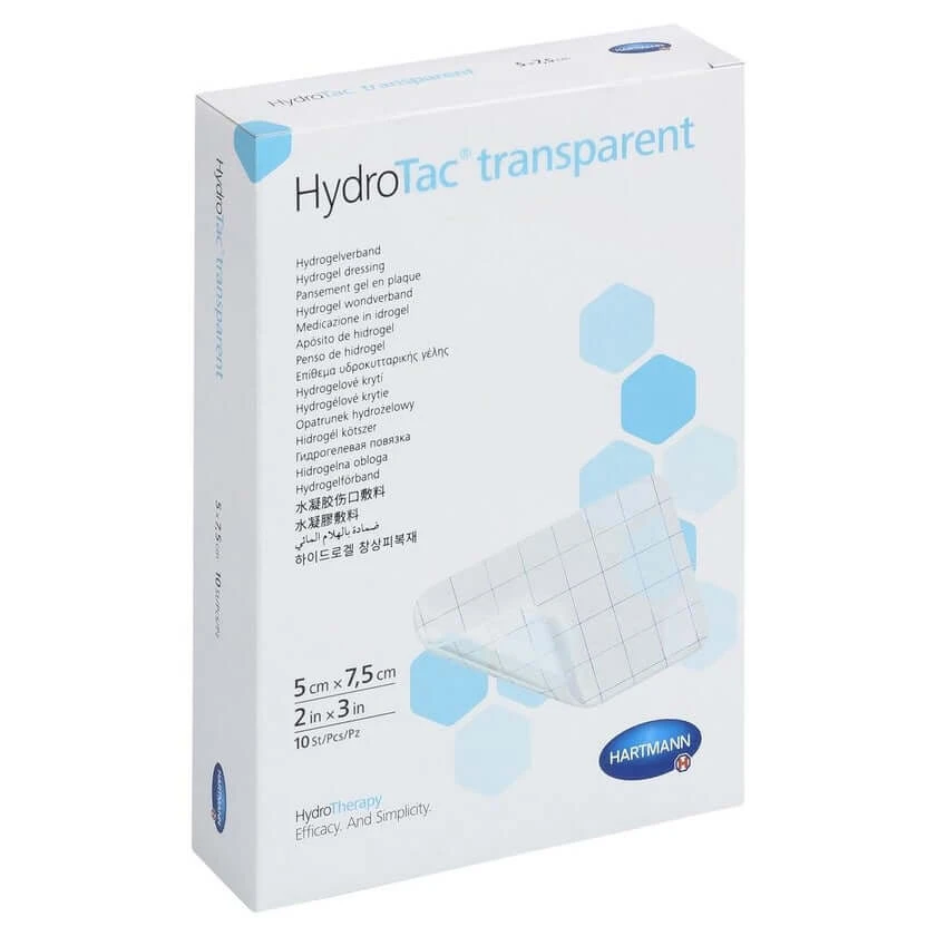 Hydrotac Transparent Hydrogelverb.5x7,5 10 St