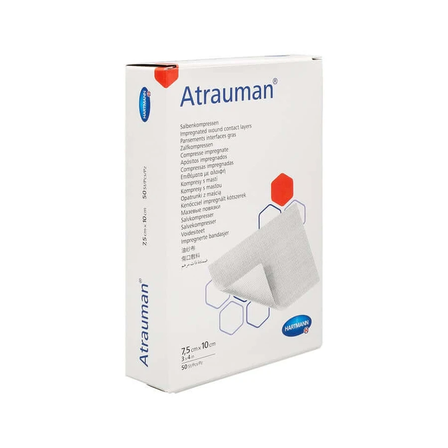 Atrauman 7,5x10 cm compresas estériles 50 uds.