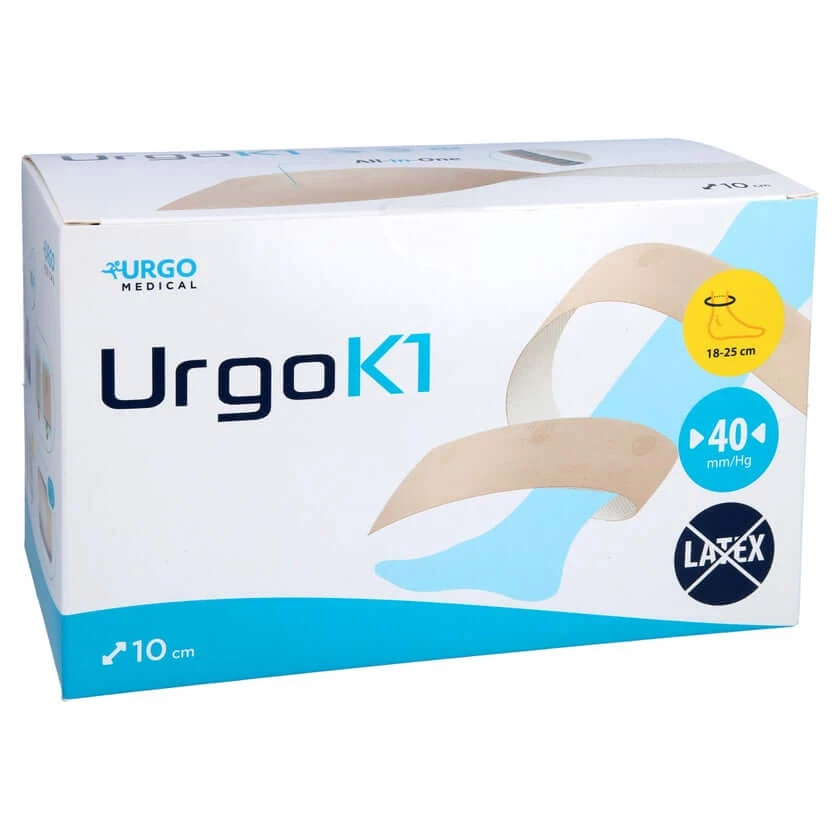 Urgok1 Kompr.syst.10cm Knöchelumf.18-25c 6 St