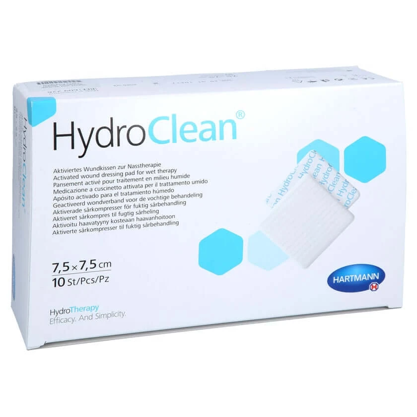 Hydroclean Kompressen 7,5x7,5 cm steril 10 St