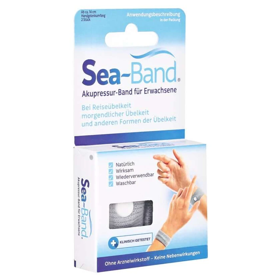 Opaska akupresurowa Sea-band 2 szt.: ceny i cechy