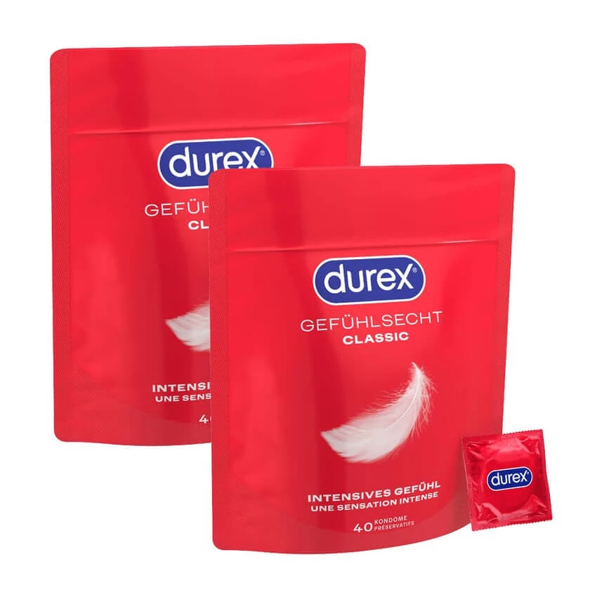 DUREX Gefühlsecht hauchzarte Kondome 2X40 St