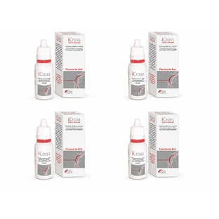 iCross Schmier-Augentropfen, 4 × 8 ml, aus Italien