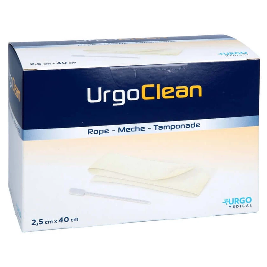 Urgoclean tamponade 2,5x40 cm 5 st.