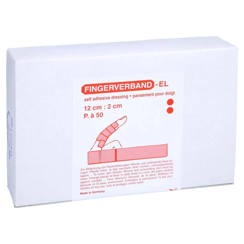 Fingerverband 2x12 cm elastisch 50 St