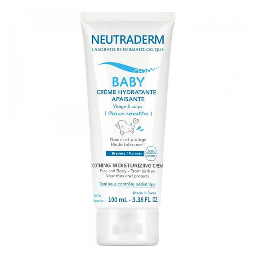 Crema hidratanta calmanta fata si corp Baby Neutraderm, 100 ml, Gilbert