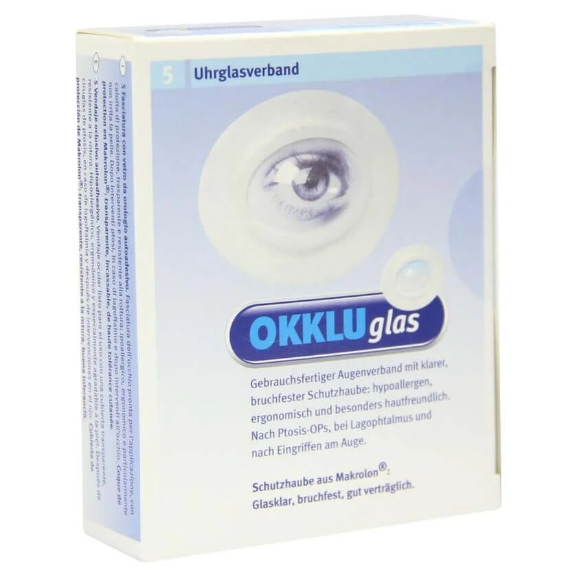 Okkluglas Uhrglasverband 5 St