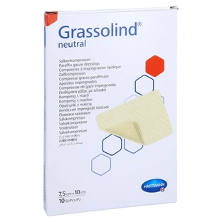 Comprese de unguent Grassolind 7,5x10 cm buc 10 buc