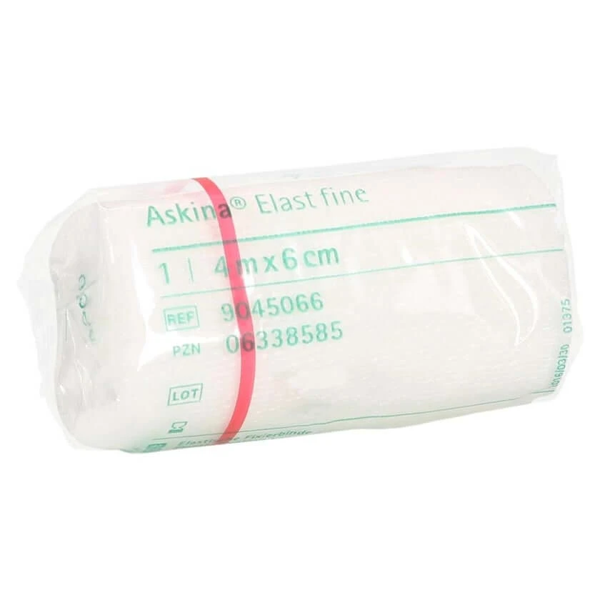 Askina Elast Fine Binde 6 cmx4 m celloph 1 St